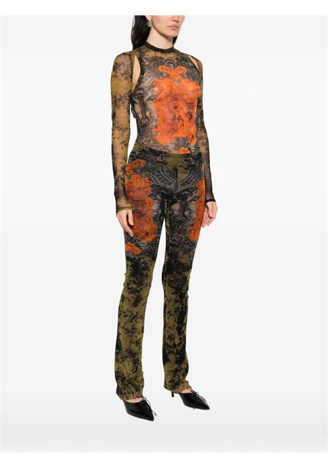 coprispalle mesh printed médaillon donna multicolor JEAN PAUL GAULTIER | 25/03-W-TO303-M006P004115